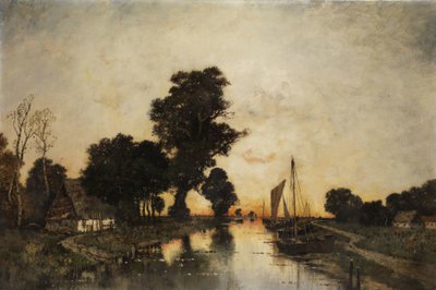 Moorland in Evening Mood by Karl Heffner